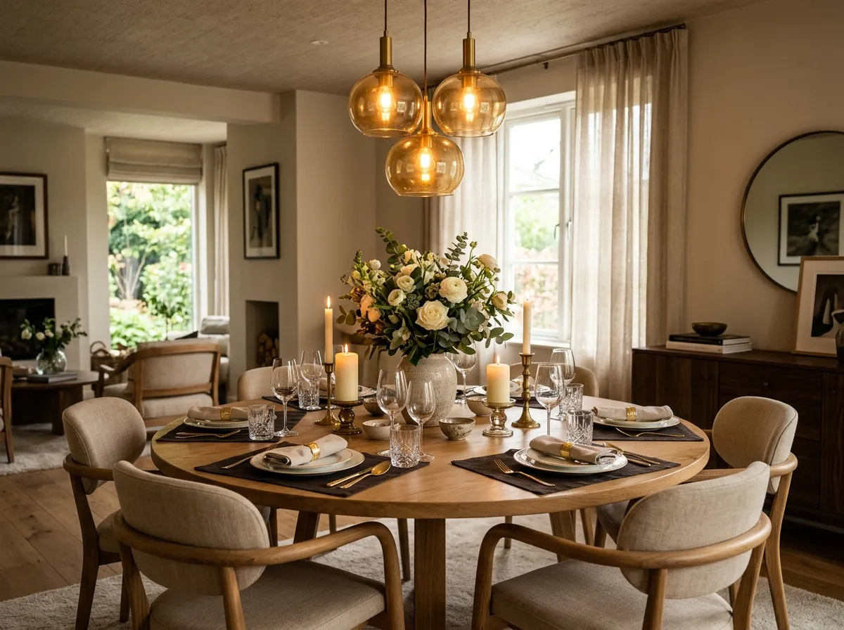 21 Ways to Style a Round Dining Table