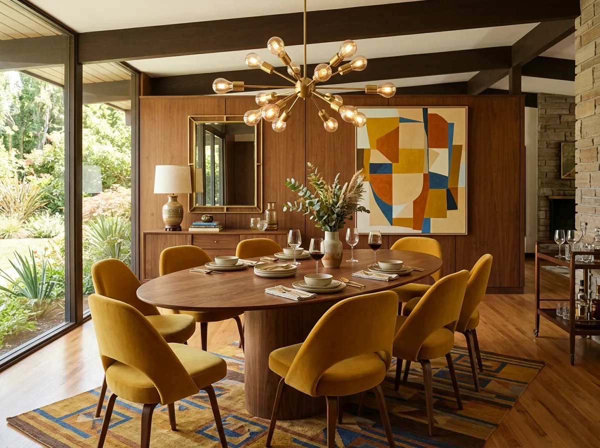 16 Ways to Do Mid Century Modern Dining