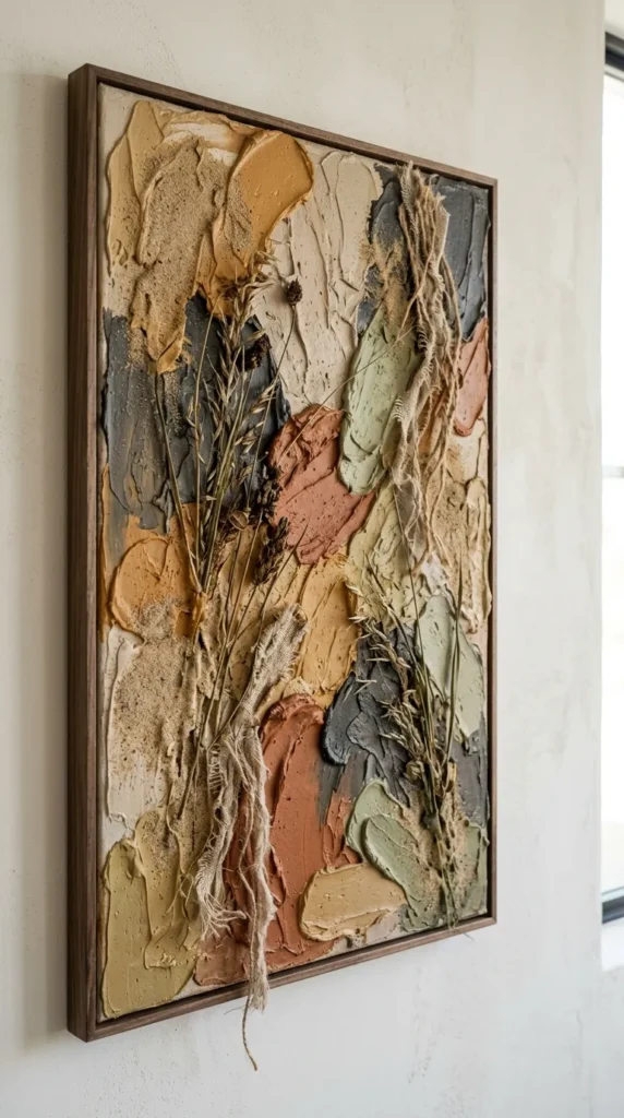 Incorporate Natural Materials Into the Paint Surface