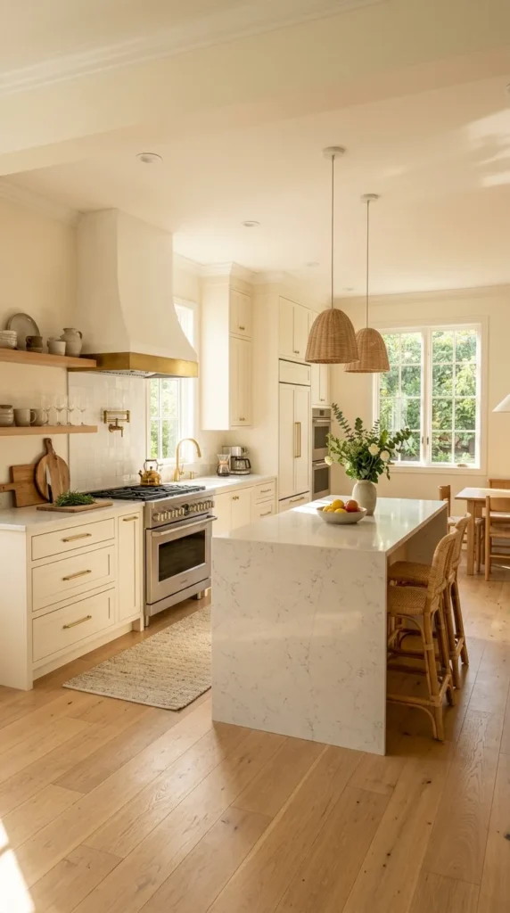 Use Light Colors on Cabinets and Walls