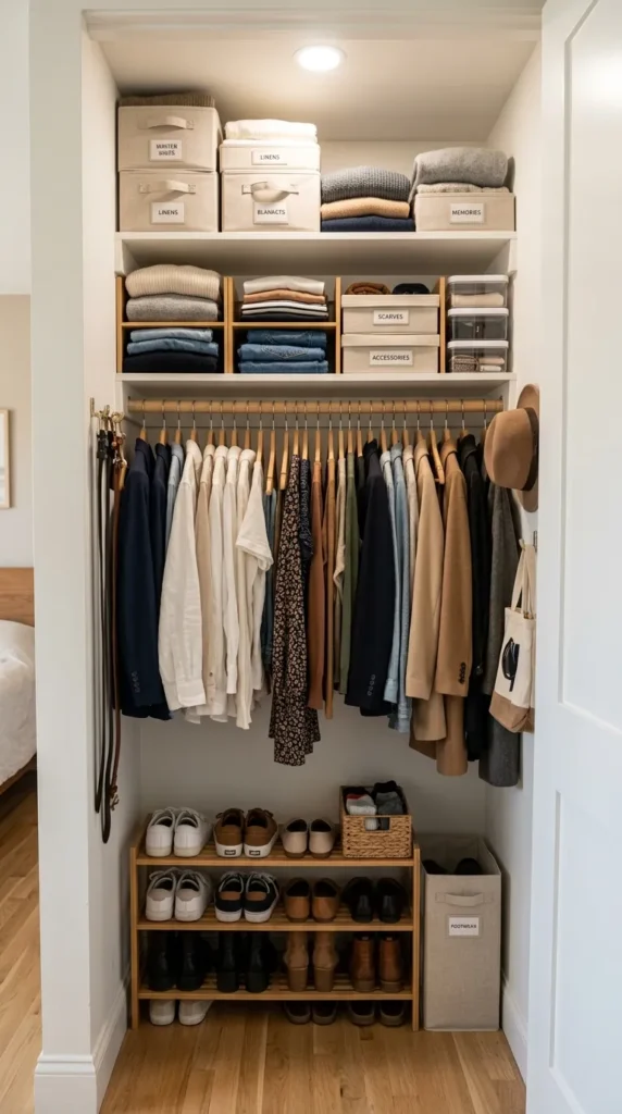 Use Clear Containers for Everything Stored on Shelves