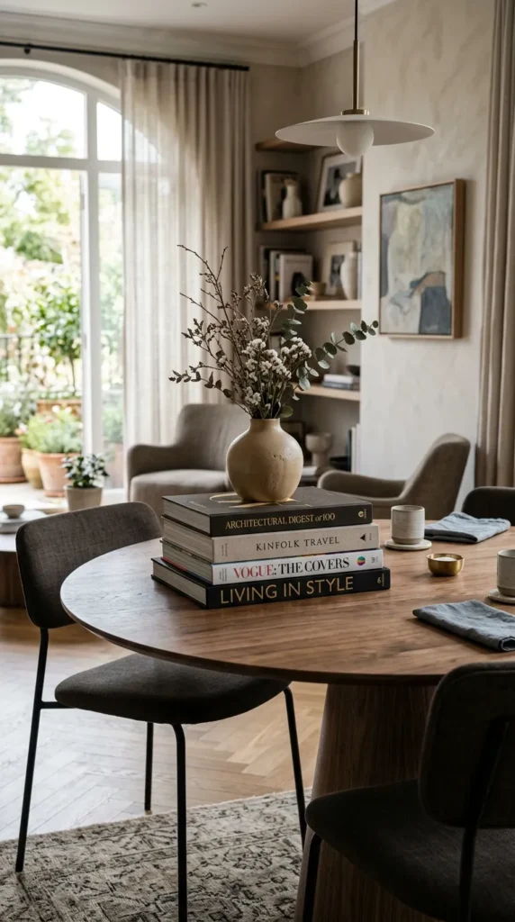 Stacked Books With a Small Object on Top