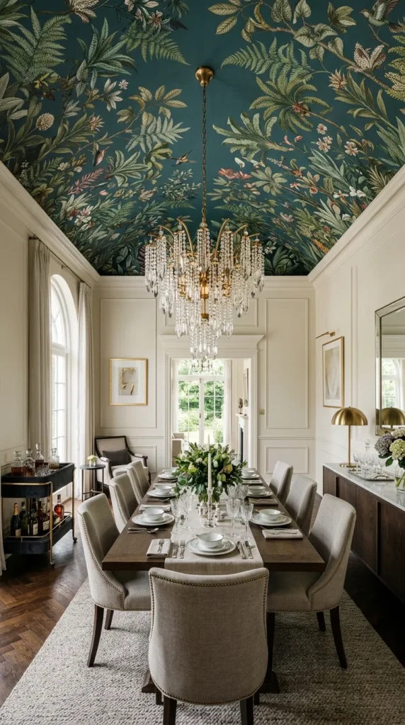  Wallpaper on the Ceiling Instead of the Walls