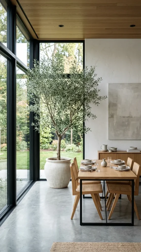 Plants as the Only Decorative Softness