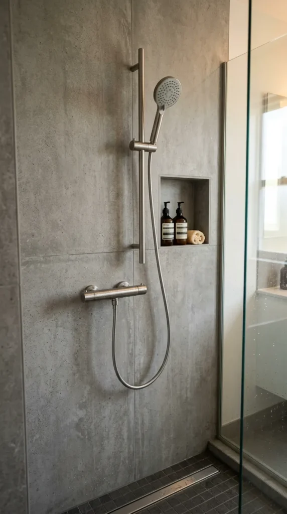 Use a Handheld Shower on a Sliding Rail