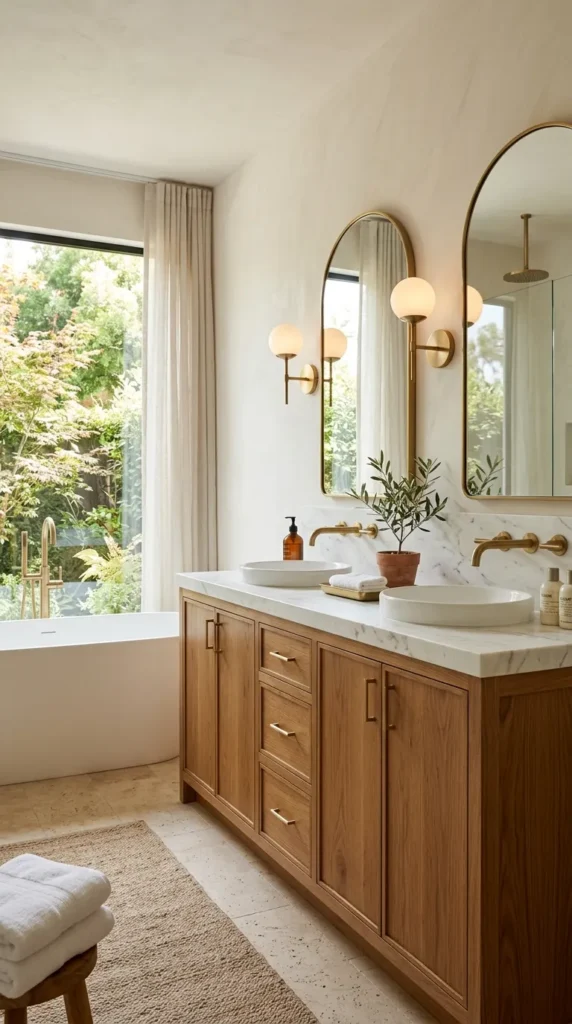  Use the Double Sink to Establish the Bathroom Aesthetic