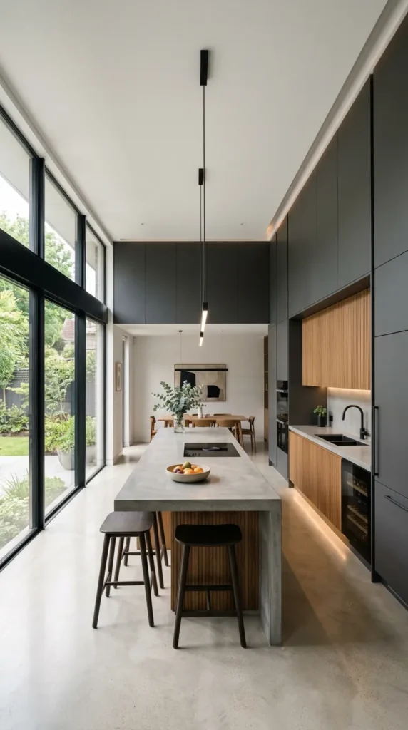 Integrated Ceiling and Cabinetry