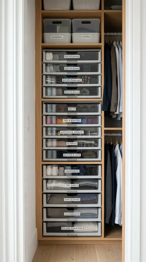 Maximize Floor Space With a Stackable Drawer Unit