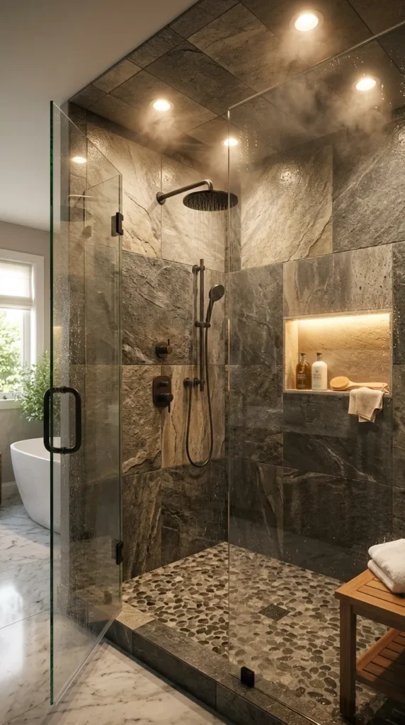  Light the Shower Separately From the Main Bathroom