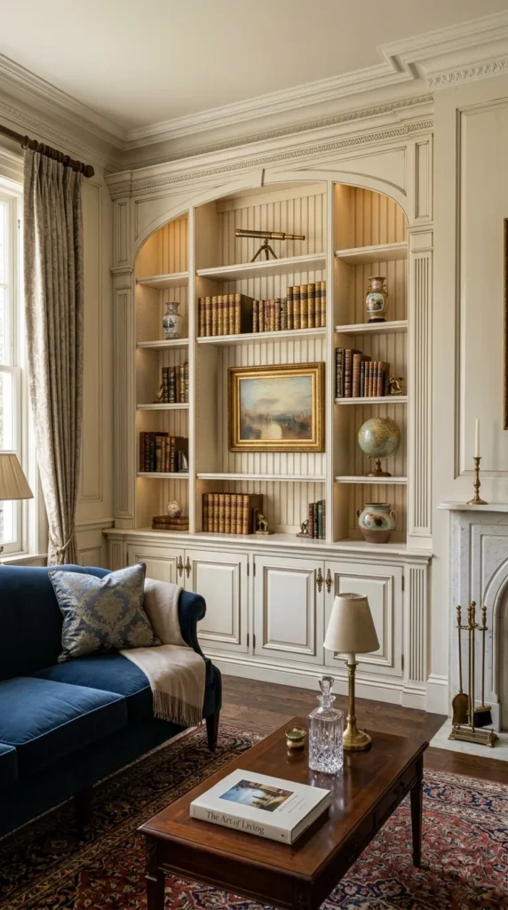  Bespoke Built-Ins with Architectural Molding Details