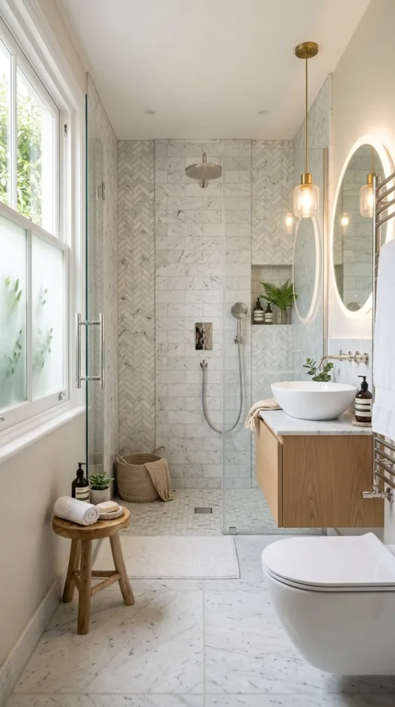 Treat the Walk In Shower as the Room's Best Feature