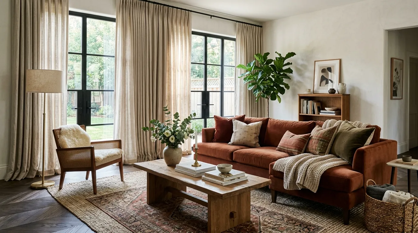 Living Room Curtain Ideas
