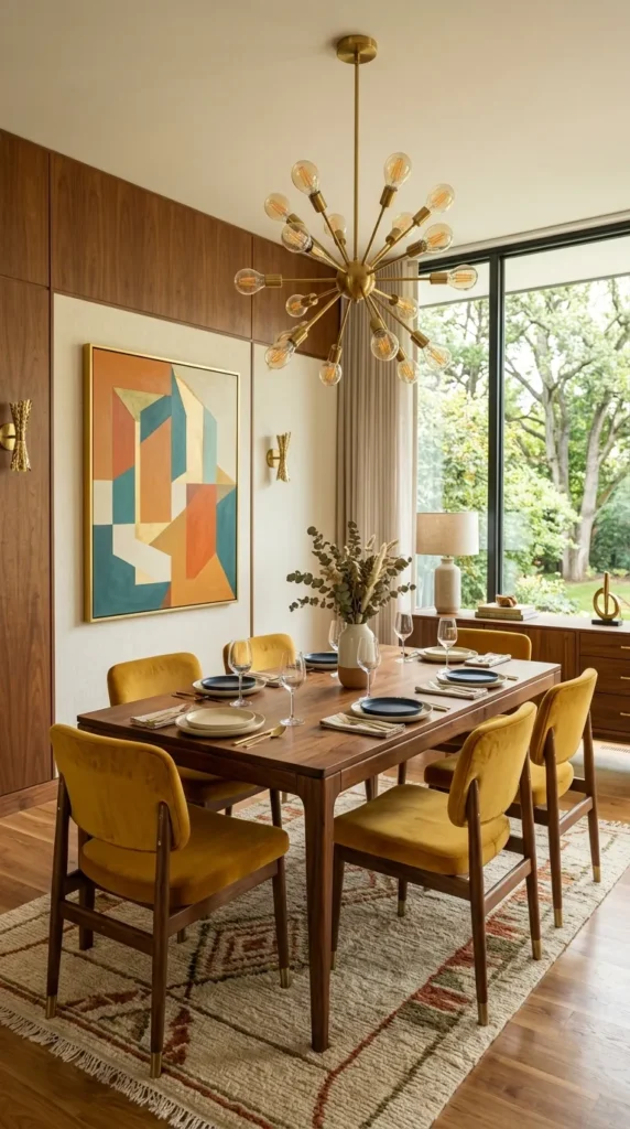 Start With a Walnut Dining Table as the Foundation
