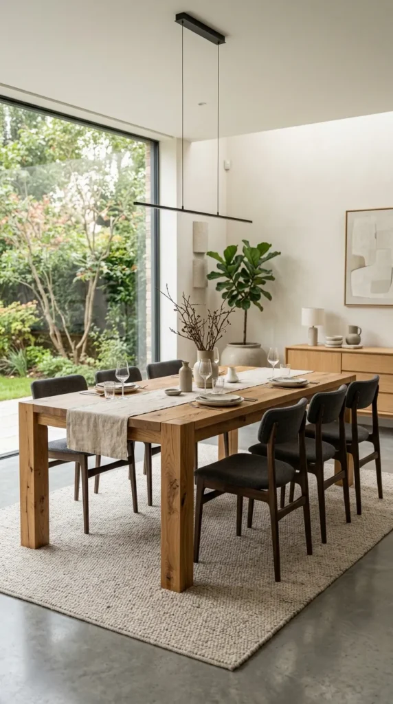 A Table With Clean Lines and Honest Material