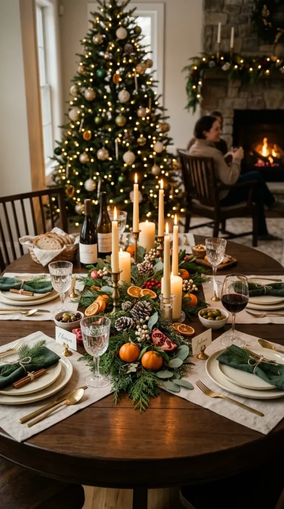 Monochrome Table Setting in One Color Family