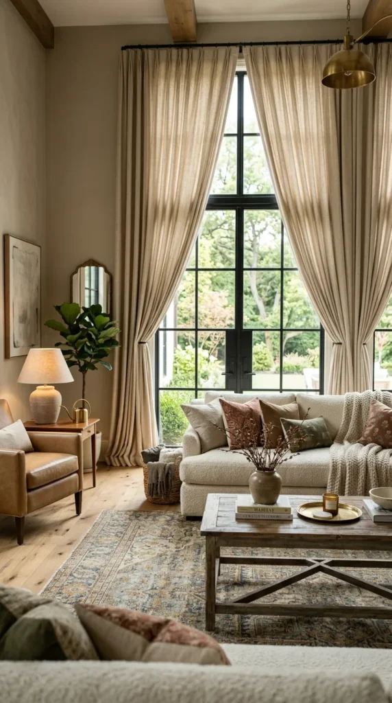 Living Room Curtain Ideas