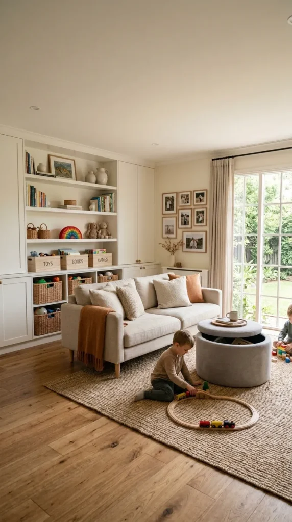 Toy Storage Ideas for a Beautiful Living Room