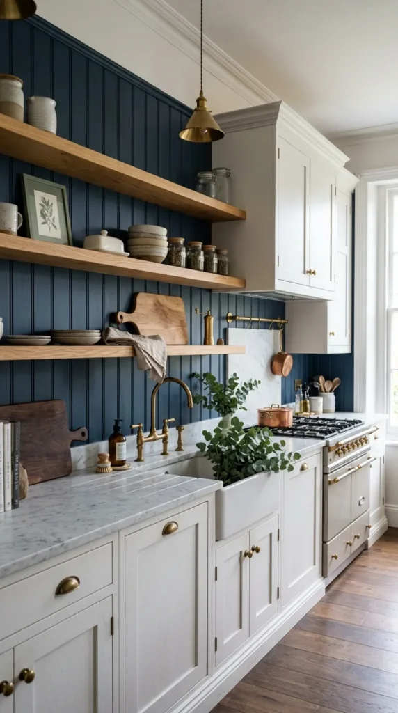Painted Beadboard in a Deep Saturated Color