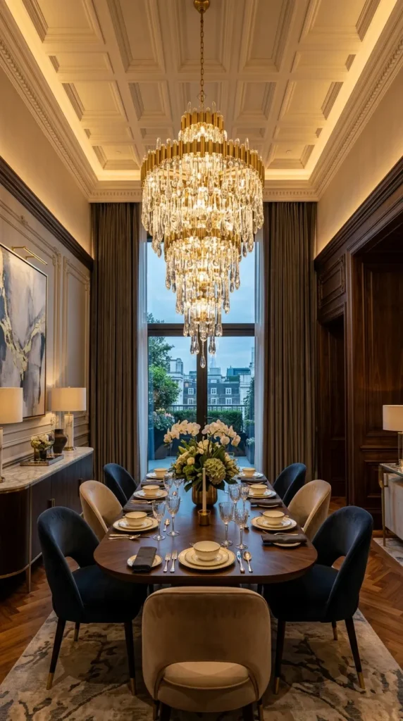 Use a Statement Pendant as the Room Anchor