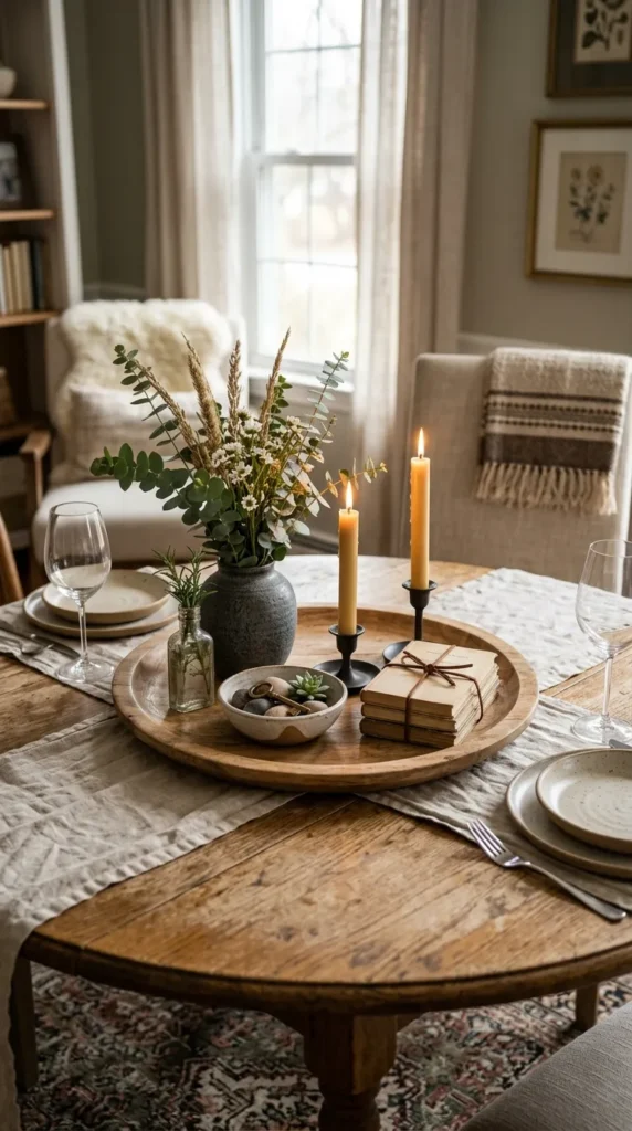 Styled Tray With Multiple Small Objects