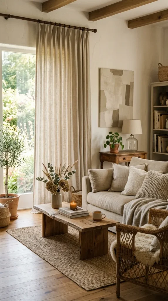 Linen Curtains for Organic, Casual Elegance