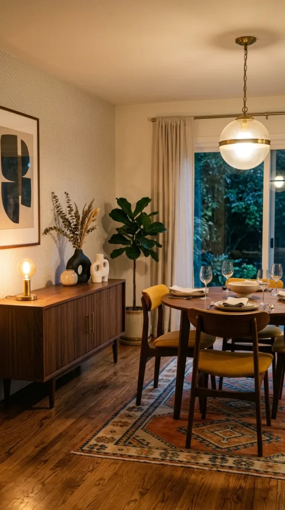 Add a Sideboard Low and Long Against One Wall