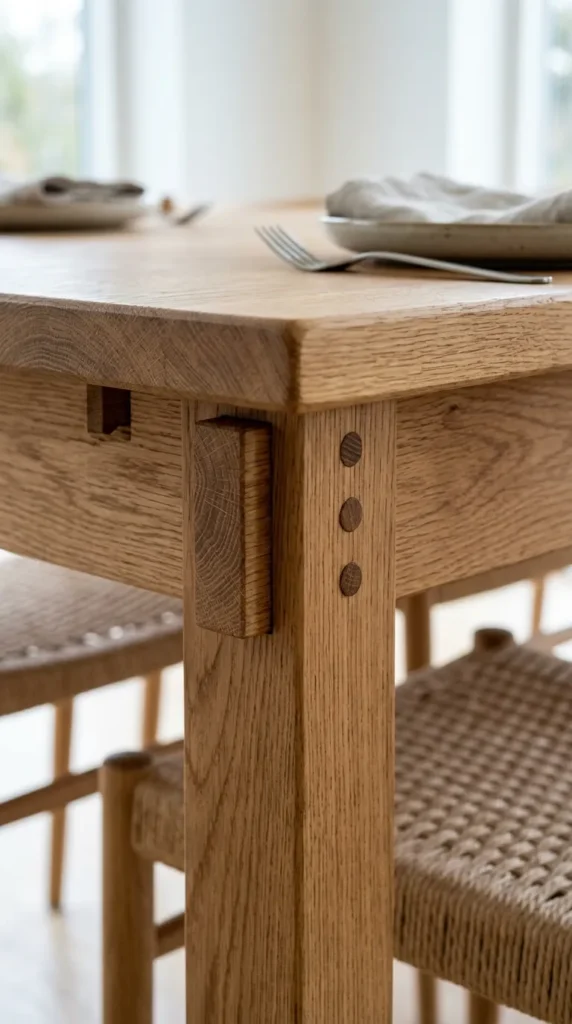 Furniture With Visible Joinery and Construction