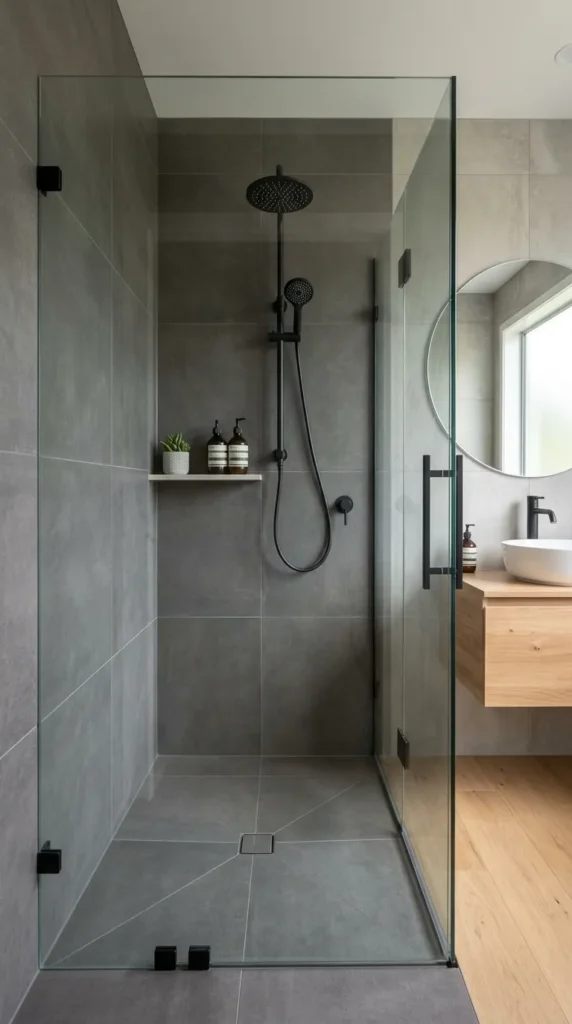 Use Large Format Tiles to Reduce Grout Lines