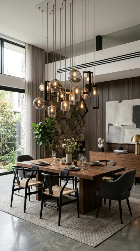 Try a Cluster of Pendants Instead of One Large Fixture