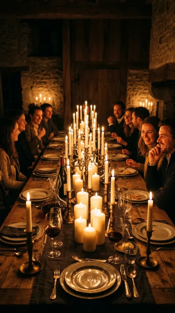 Candlelight as the Primary Light Source
