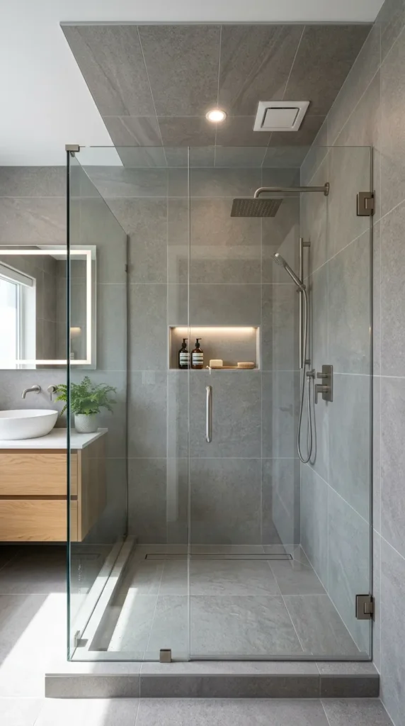 Extend the Shower Height to the Ceiling