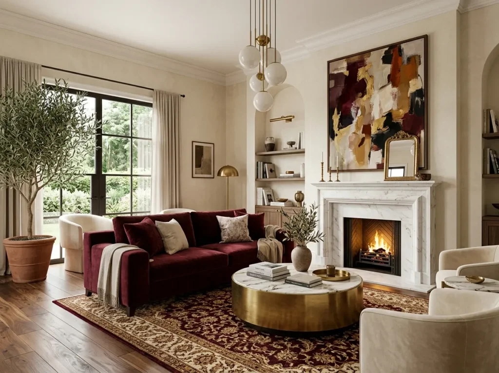 Burgundy Room Ideas