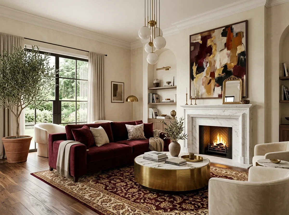 Burgundy Room Ideas