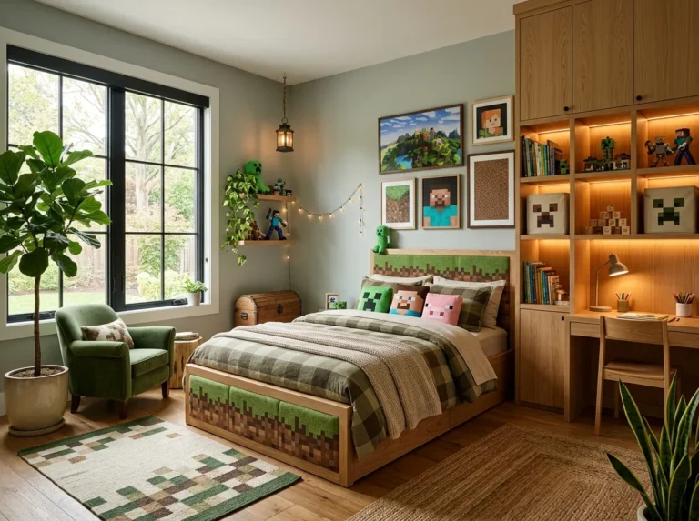 Minecraft Bed Ideas for Kids Rooms