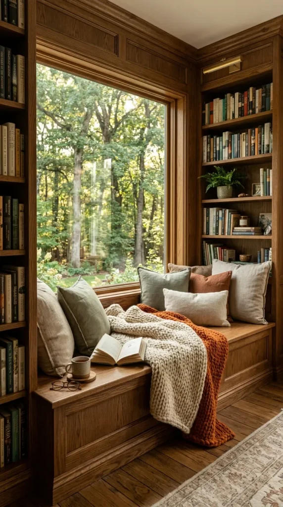 A Luxurious Reading Room With Premium Furnishings