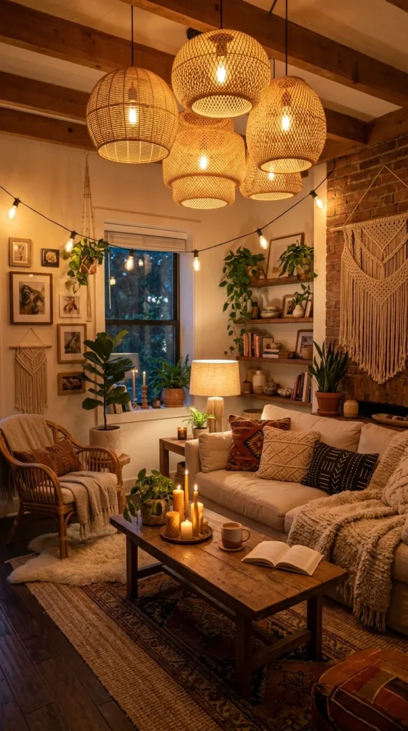  Warm Lighting with Candles and Warm Bulbs
