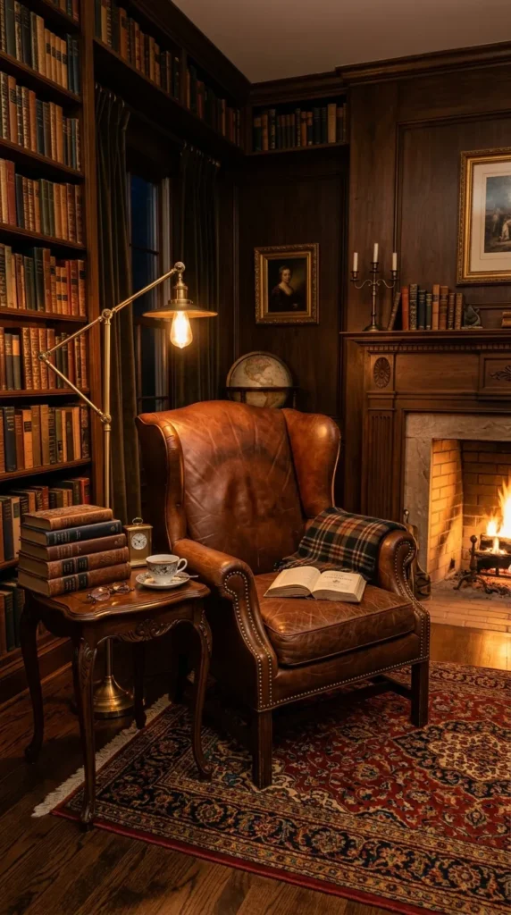 Create a Reading Corner With Vintage Pieces