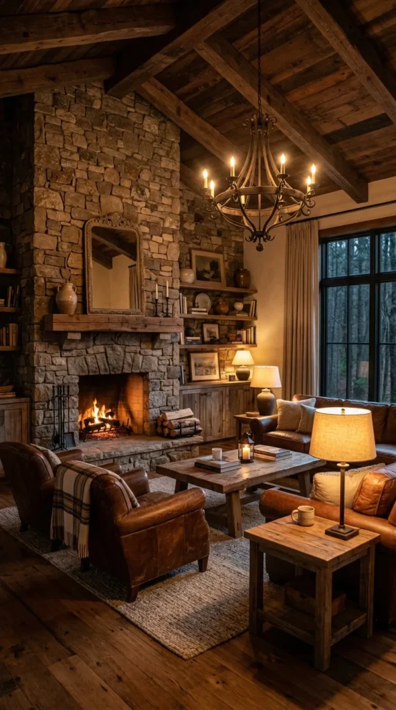 Warm Amber and Earth Toned Lighting