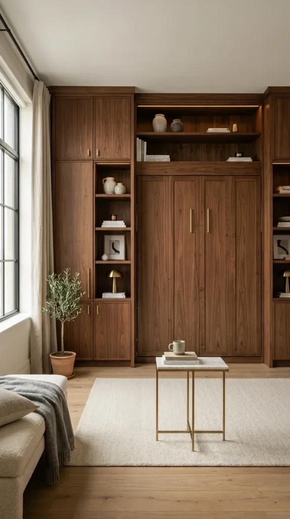Murphy Bed with Side Cabinets