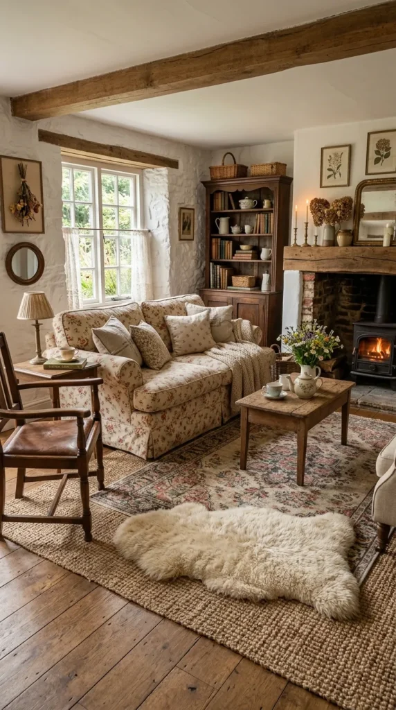 Layer Rugs for Warmth and Pattern