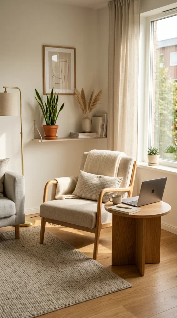 Small Side Table Desk for Minimal Workspace Needs