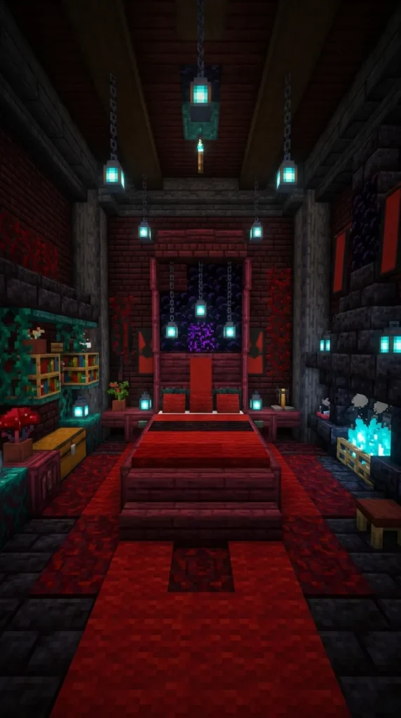  The Nether-Themed Bedroom