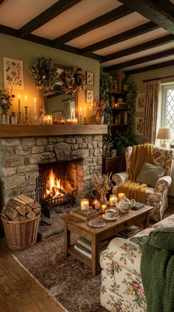 Create a Cozy Fireside Seating Area