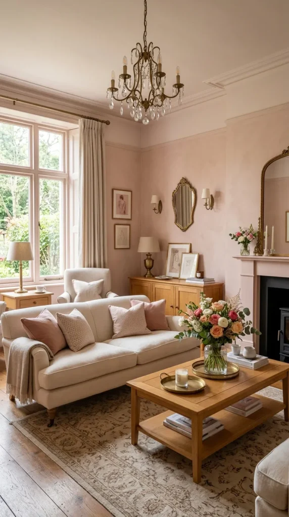 Warm Blush and Aged Brass