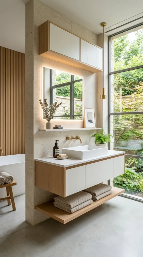 Bathroom Wall Cabinets for Additional Storage Above Eye Level