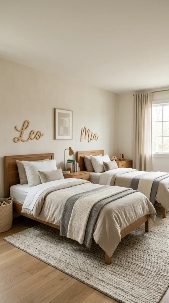 Personalized Name Signs Above Beds