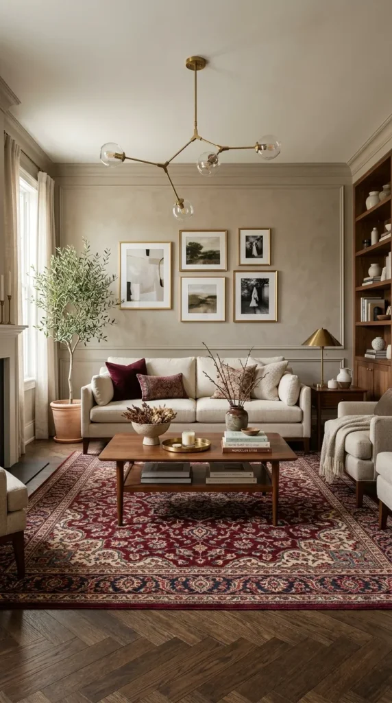 Burgundy Rug Foundation