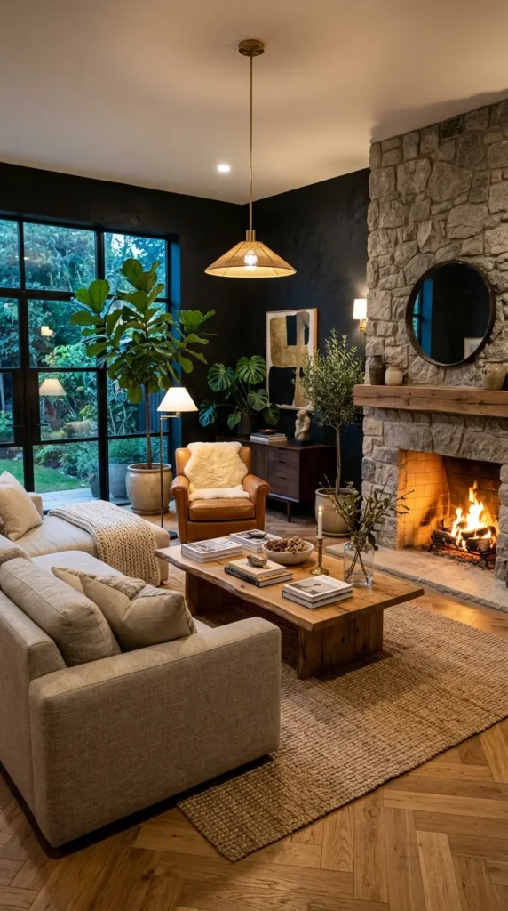 Black and Natural Materials