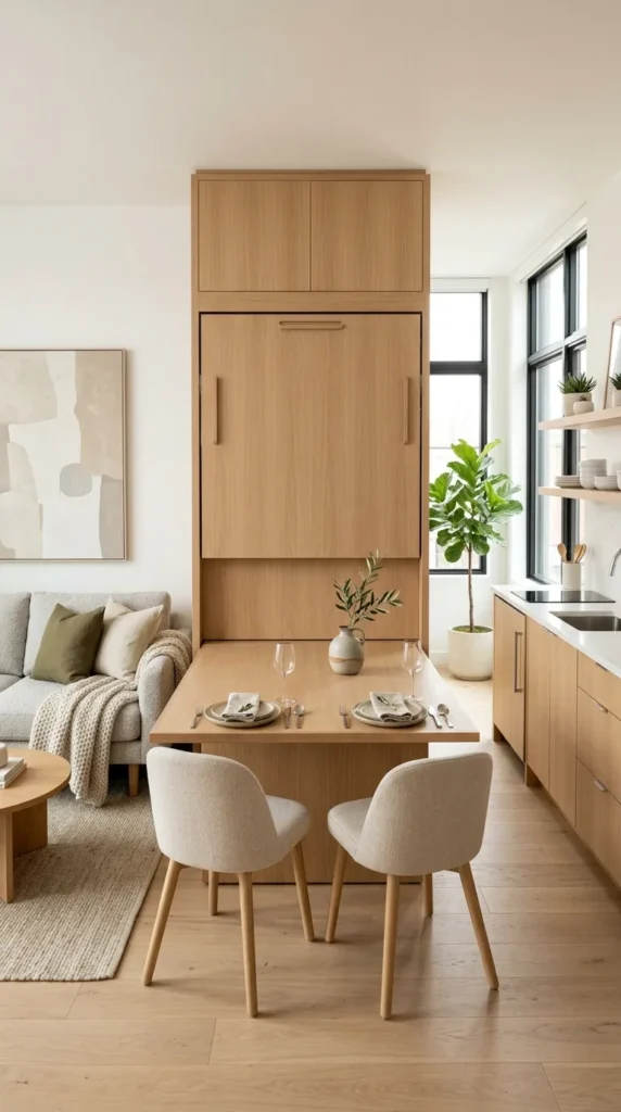  Murphy Bed with Fold Out Table