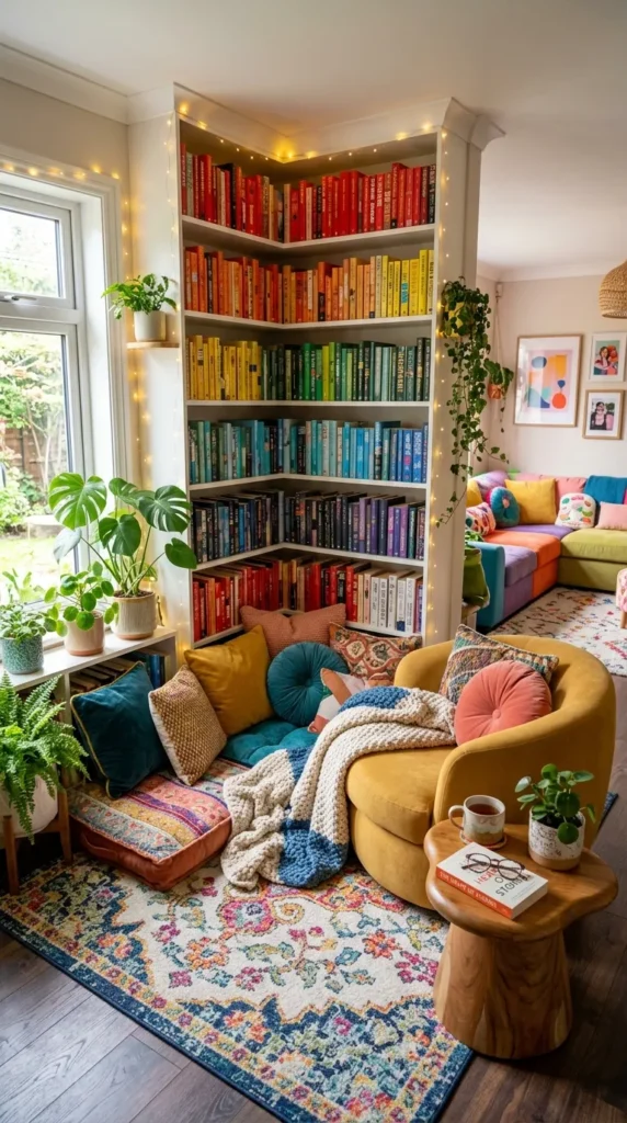 Create a Cozy Reading or Play Corner With Bold Color